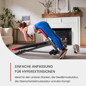 FF Finer Form Multifunktionale Hantelbank für Ganzkörpertraining - Hyper Rückenverlängerung, Römischer Stuhl, verstellbare Bauchmuskelbank, Schrägbank, Flachbank